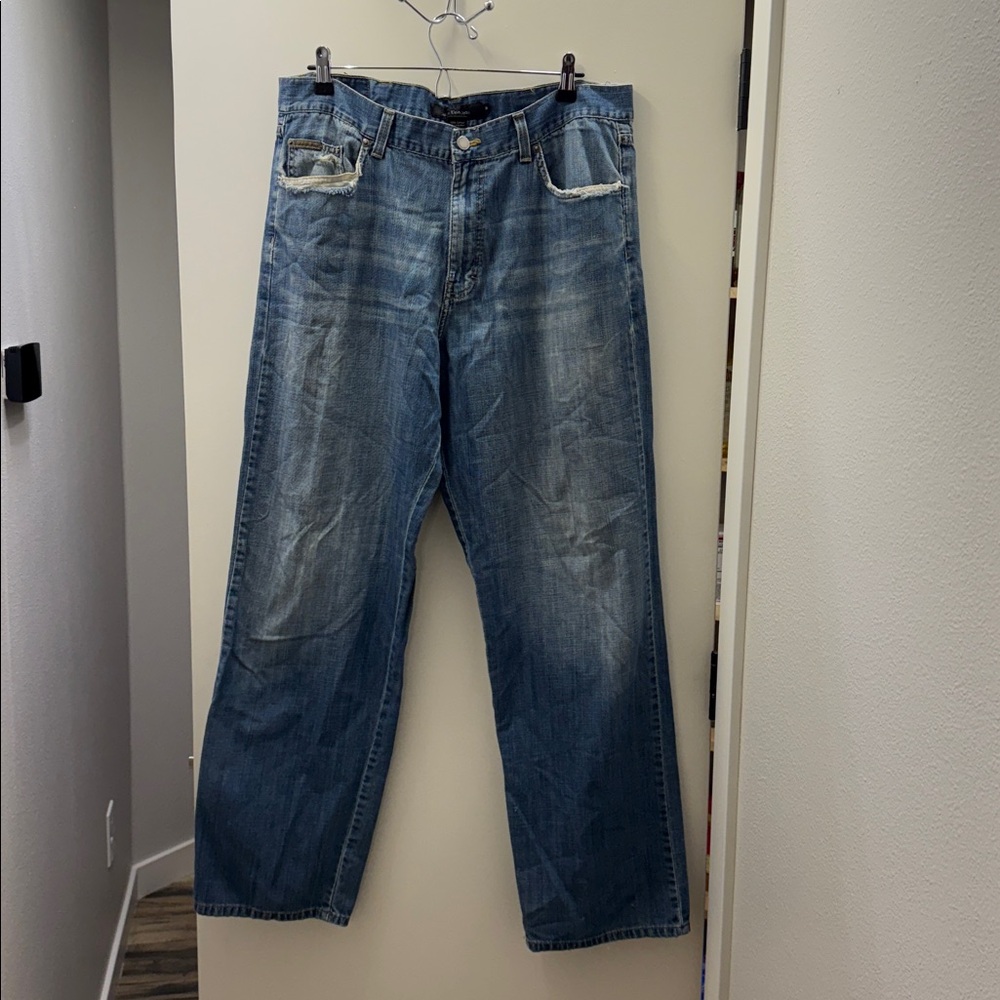 396.  Calvin Klein Classic Blue Jeans size 36